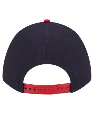 Men's Navy/Red Atlanta Braves Arch 9FORTY A-Frame M-Crown Adjustable Hat