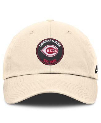 Men's Natural Cincinnati Reds Cooperstown Collection Club Adjustable Hat