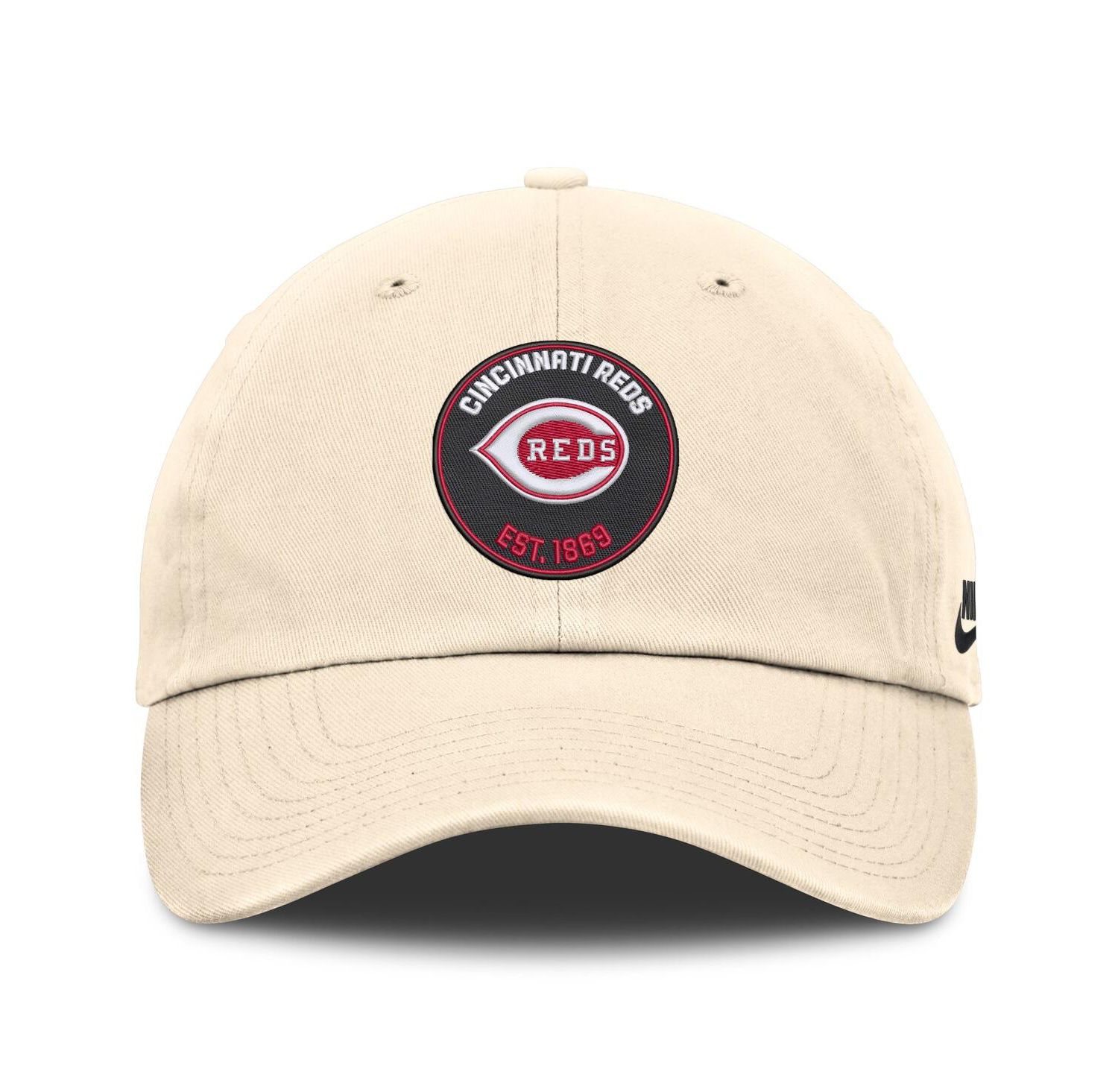 Men's Natural Cincinnati Reds Cooperstown Collection Club Adjustable Hat