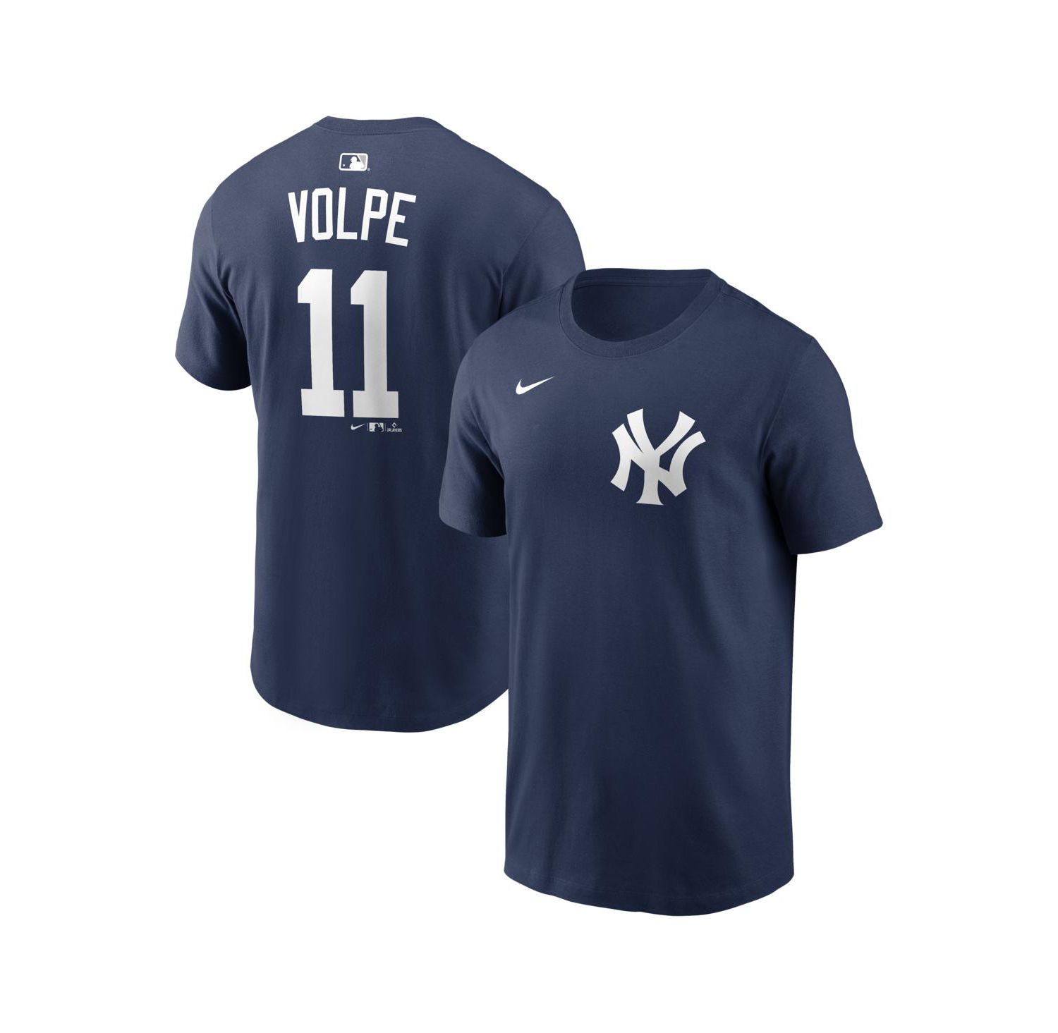Men's Anthony Volpe Navy New York Yankees Home Name & Number T-Shirt