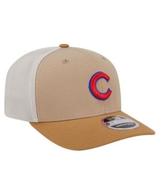 Men's Stone Chicago Cubs 9SEVENTY Trucker Adjustable Hat