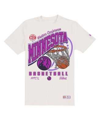 Men's Cream Minnesota Timberwolves Oversized City Edition Remix Vintage T-Shirt