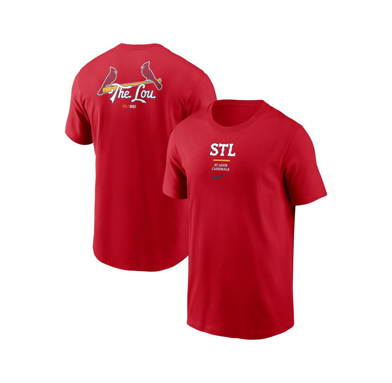 Men's Red St. Louis Cardinals City Connect 2-Hit T-Shirt