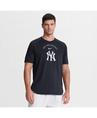 Men's Navy New York Yankees Authentic Collection Batting Practice Pre-Game Raglan Dri-FIT T -Shirt