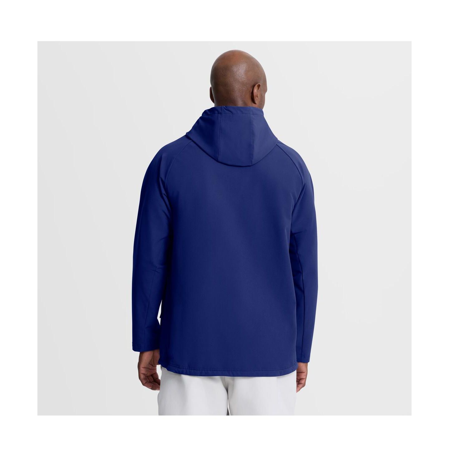 Мужская куртка Nike Los Angeles Dodgers Authentic Collection Raglan Therma-FIT, Royal — фото 2