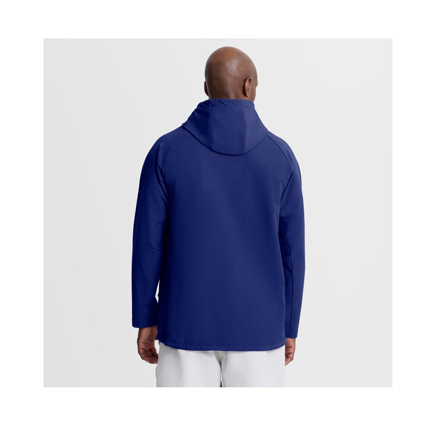 Men's Royal Los Angeles Dodgers Authentic Collection Raglan Therma-FIT Full-Zip Hooded Jacket