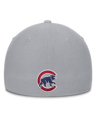 Men's Gray Chicago Cubs Primetime Dri-FIT Rise Bozz Flex Hat
