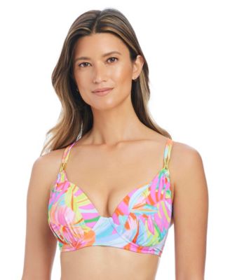 Women's Bellissimo Botanica Ring Swim Bikini Top