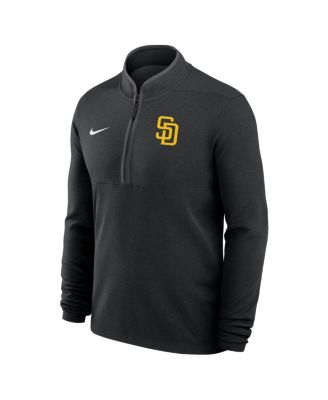 Men's Black San Diego Padres Dri-FIT Victory Half-Zip Pullover