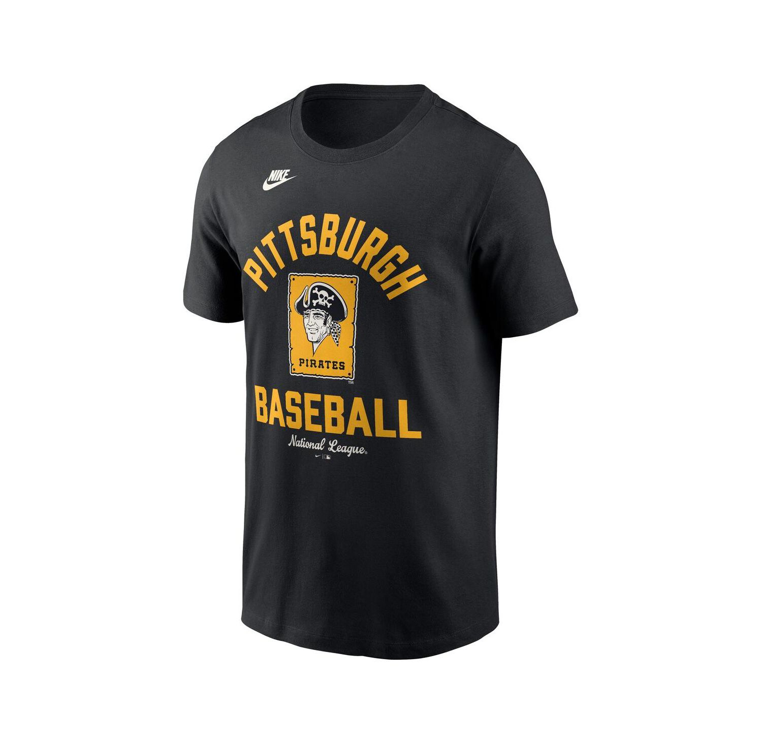 Men's Black Pittsburgh Pirates Cooperstown Collection T-Shirt