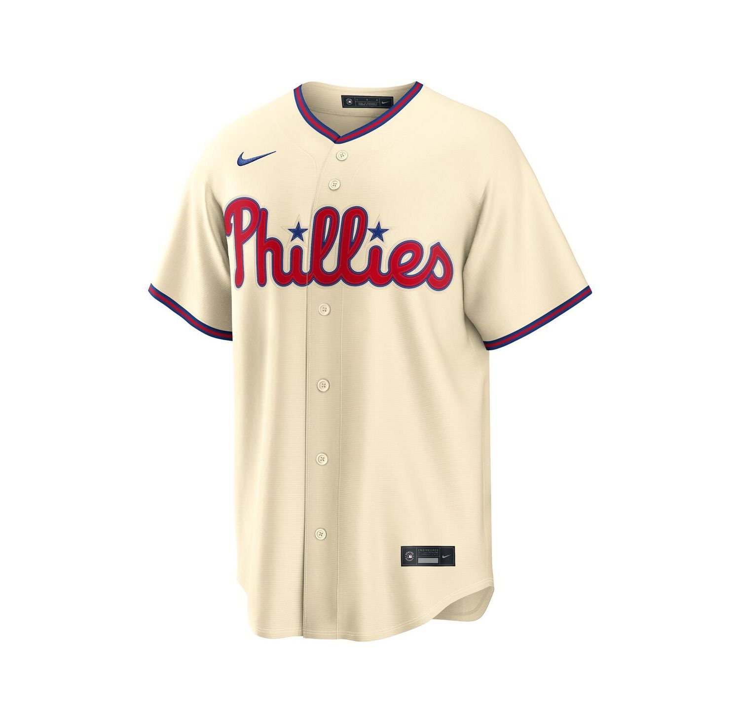 Men's Bryce Harper Cream Philadelphia Phillies Alternate Replica Jersey
