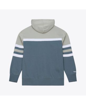 Men's Gray Chicago Cubs Cooperstown Collection Thunderstorm Head Coach Hoodie