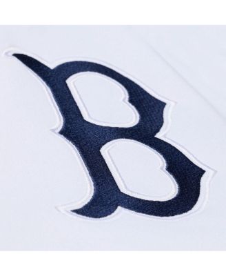 Men's White Boston Red Sox Cooperstown Collection Fleece Hoodie