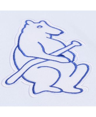 Men's White Chicago Cubs Cooperstown Collection Fleece Hoodie