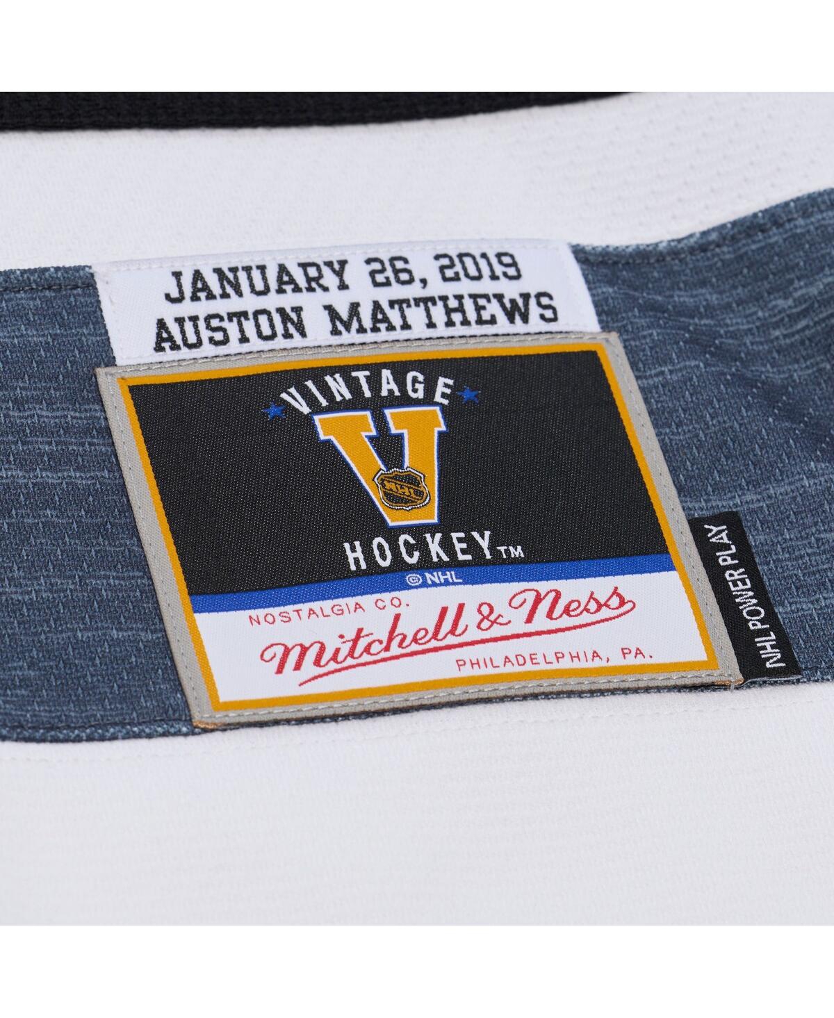 Mitchell & Ness Men's Auston Matthews White 2019 All-Star Game Power Play Jersey