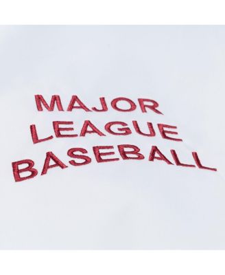 Men's White Philadelphia Phillies Cooperstown Collection Arctic Lightweight Satin Full-Snap Jacket