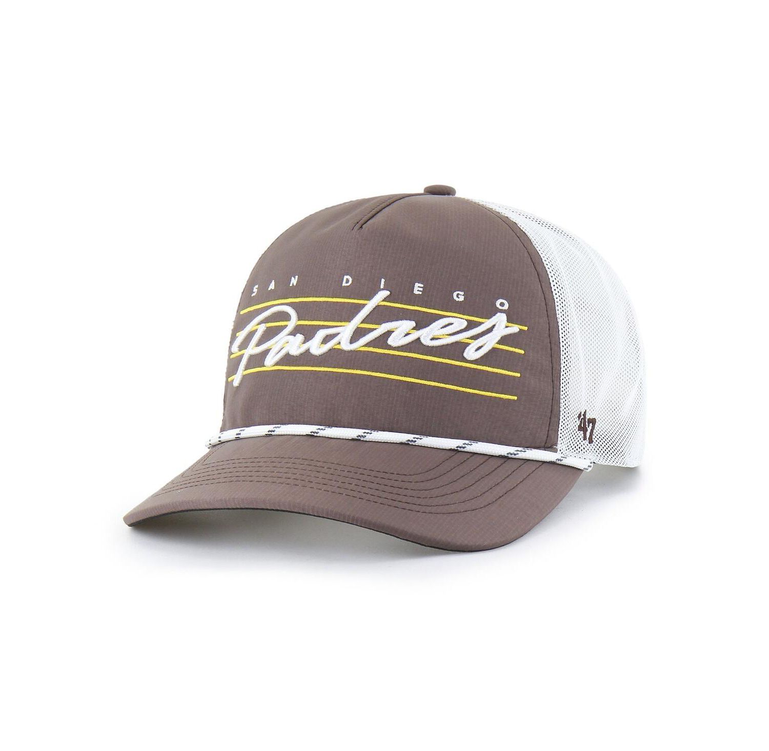 Men's Brown San Diego Padres Brrr Downburst Mesh Hitch Adjustable Hat