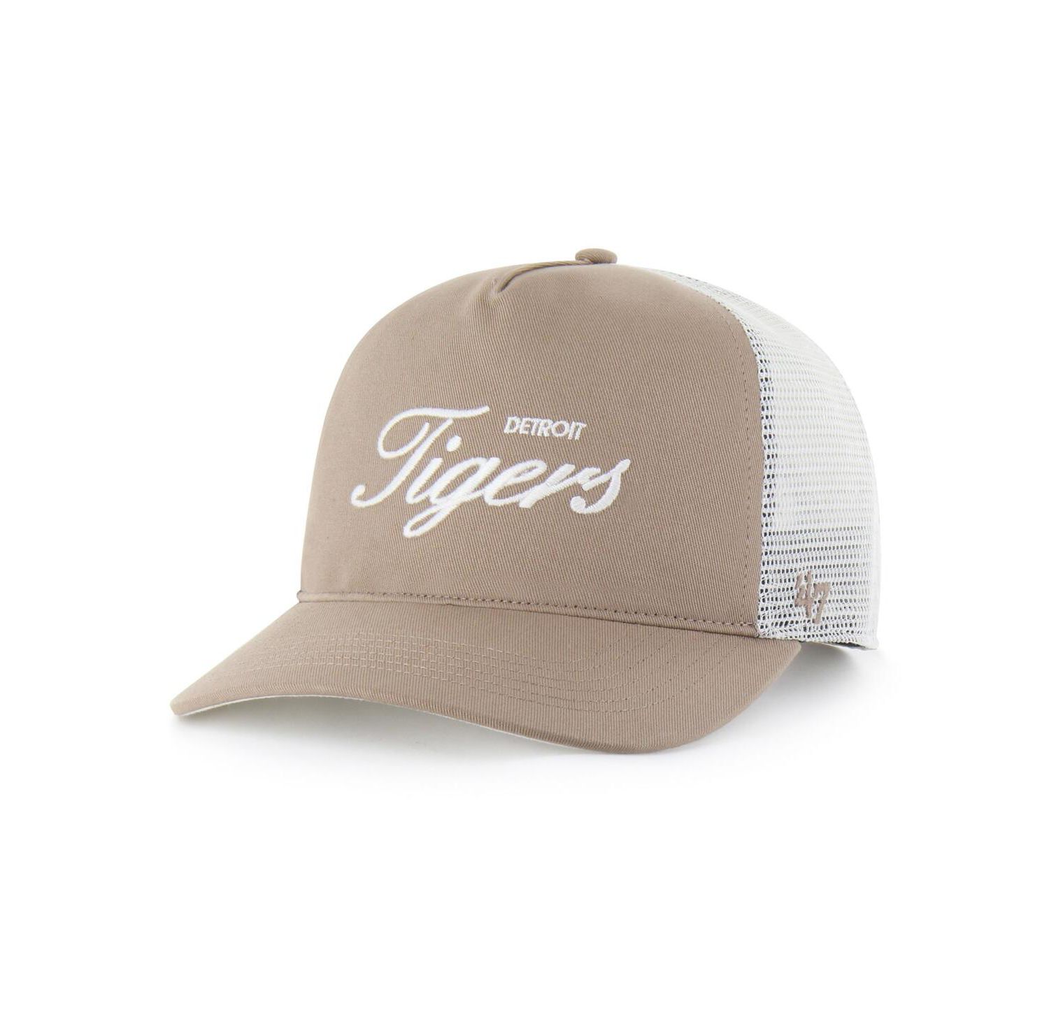 Men's Brown Detroit Tigers Foundational Mesh Hitch Adjustable Hat