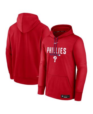Men's Red Philadelphia Phillies Authentic Collection Therma-FIT Hoodie