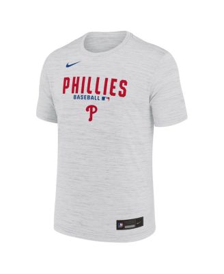 Men's White Philadelphia Phillies Authentic Collection Velocity Dri-FIT T-Shirt