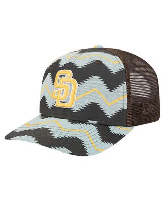 Men's Denim/Brown San Diego Padres Aztec Denim 9SEVENTY Adjustable Hat