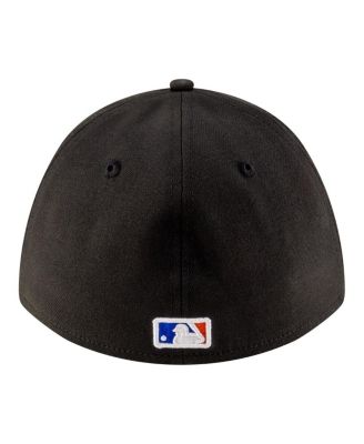 Men's Black New York Mets Alternate Player Replica 39THIRTY M-Crown Flex Hat
