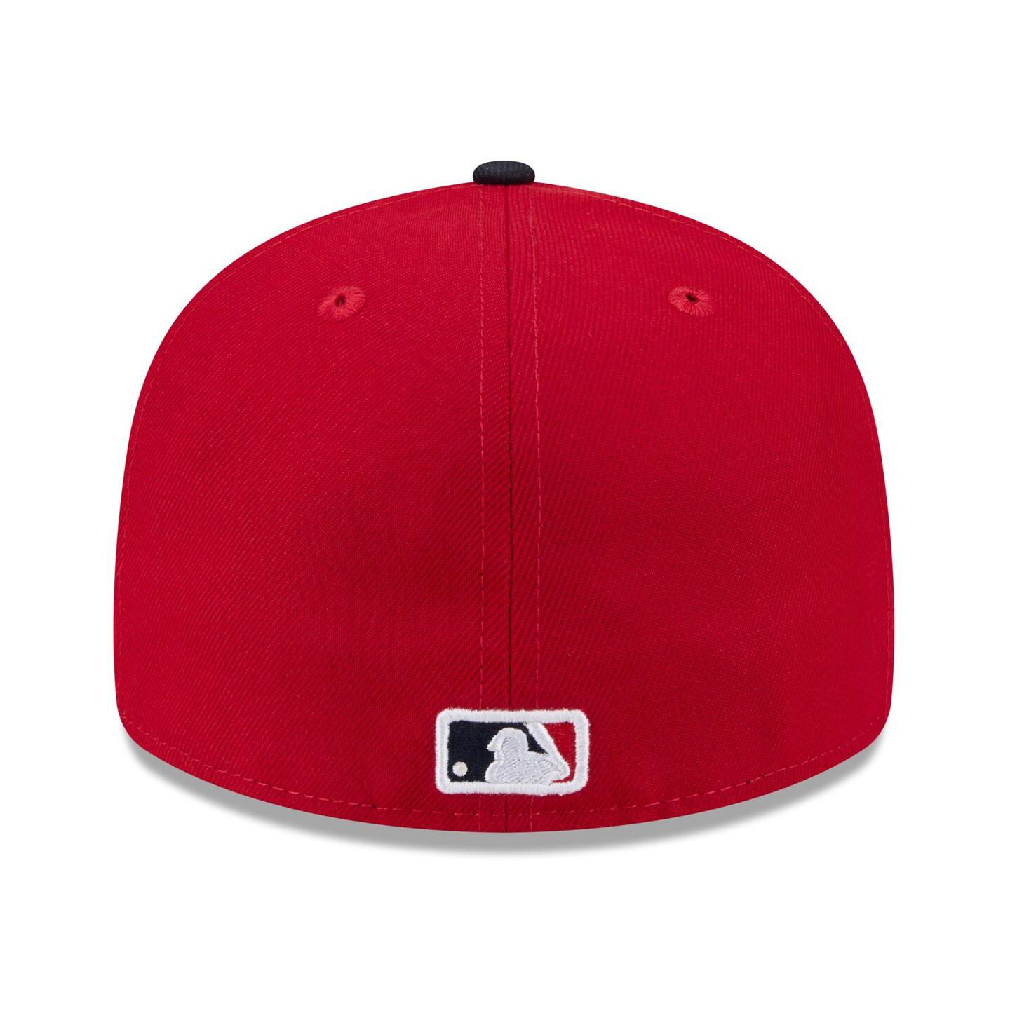 Мужская кепка New Era Red/Navy St. Louis Cardinals 2026 Spring Training 59FIFTY Fitted Hat — фото 4