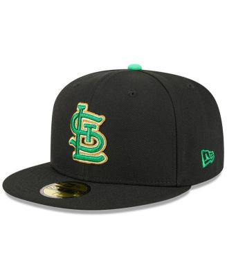 Men's Black St. Louis Cardinals 2026 St. Patrick's Day 59FIFTY Fitted Hat