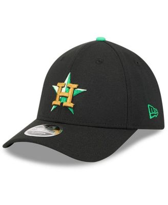 Men's Black Houston Astros 2026 St. Patrick's Day 39THIRTY Flex Hat
