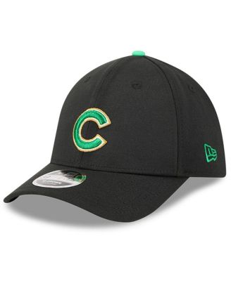 Men's Black Chicago Cubs 2026 St. Patrick's Day 39THIRTY Flex Hat