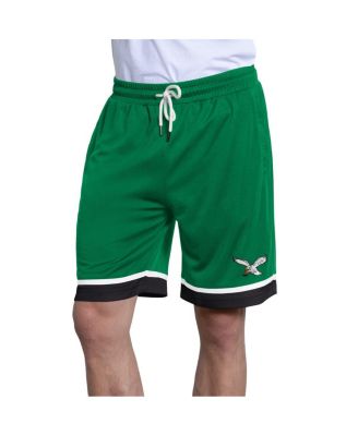 Men's Kelly Green Philadelphia Eagles Throwback Power Play Mesh Shorts