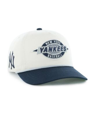 Big Boys and Girls Natural/Navy New York Yankees Frame Out Hitch Adjustable Hat