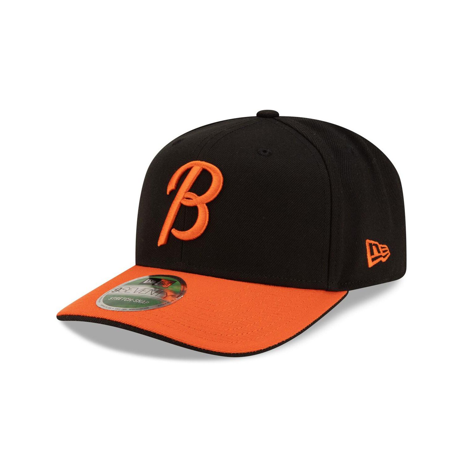 Men's Black/Orange Baltimore Orioles Player Replica 9SEVENTY Adjustable Hat