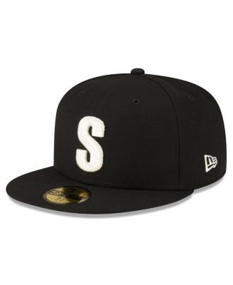 Men's Black Seattle Mariners Authentic Collection 59FIFTY Fitted Hat