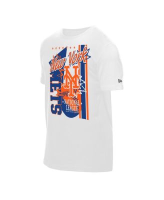Men's White New York Mets Big Graphic Domestic T-Shirt