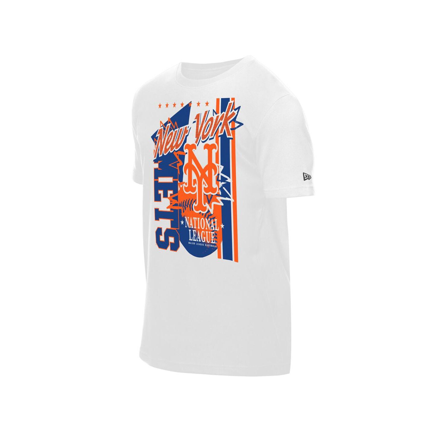 Men's White New York Mets Big Graphic Domestic T-Shirt