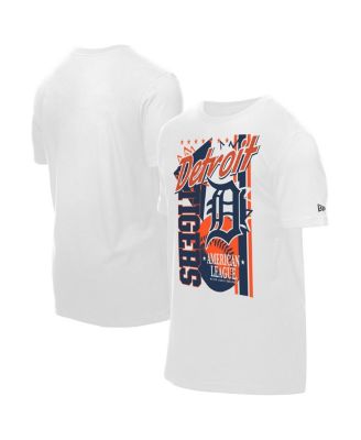 Men's White Detroit Tigers Big Graphic Domestic T-Shirt