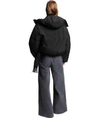 BOSS by Women's Crinkle Fabric Regular-Fit Jacket