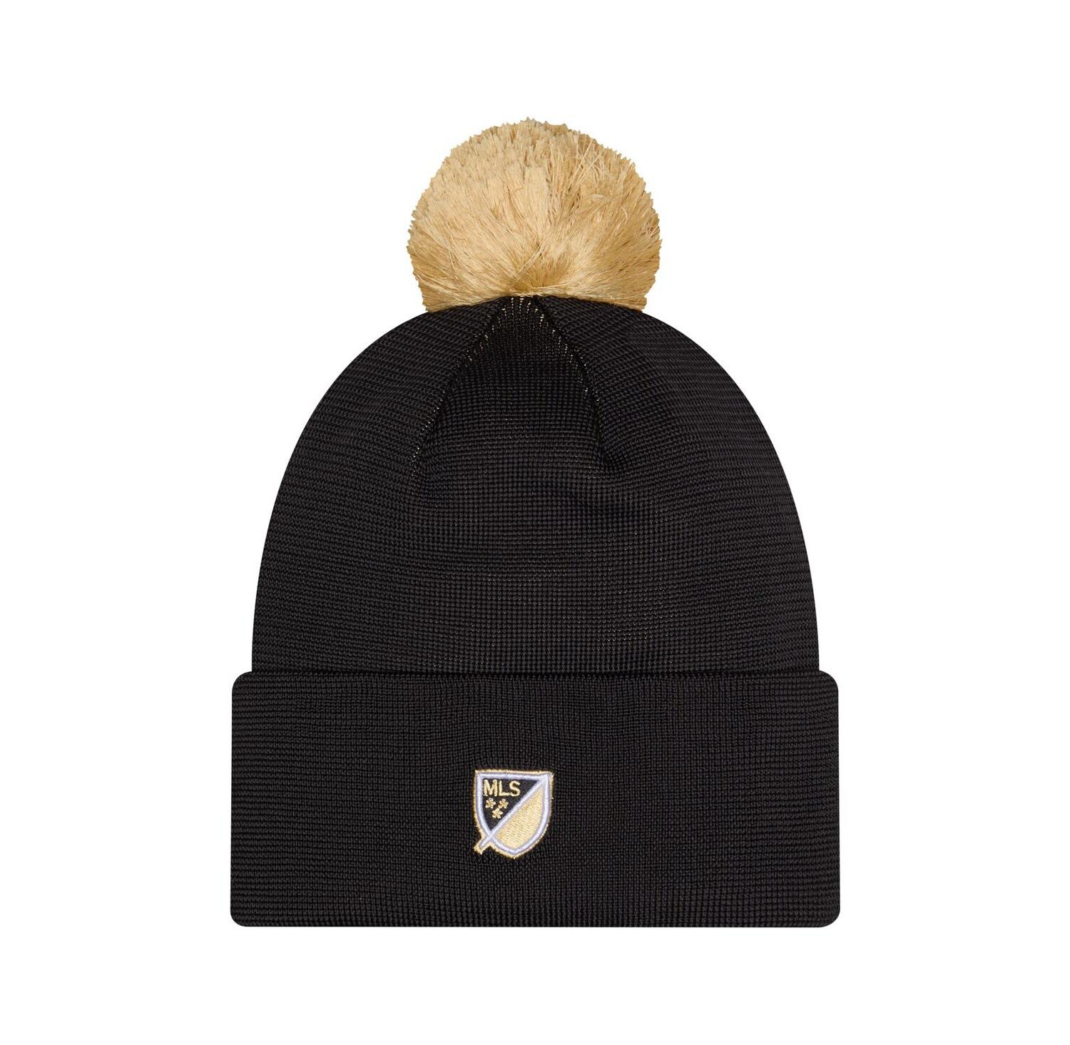 Men's Black LAFC 2026 Jersey Hook Cuffed Knit Hat with Pom