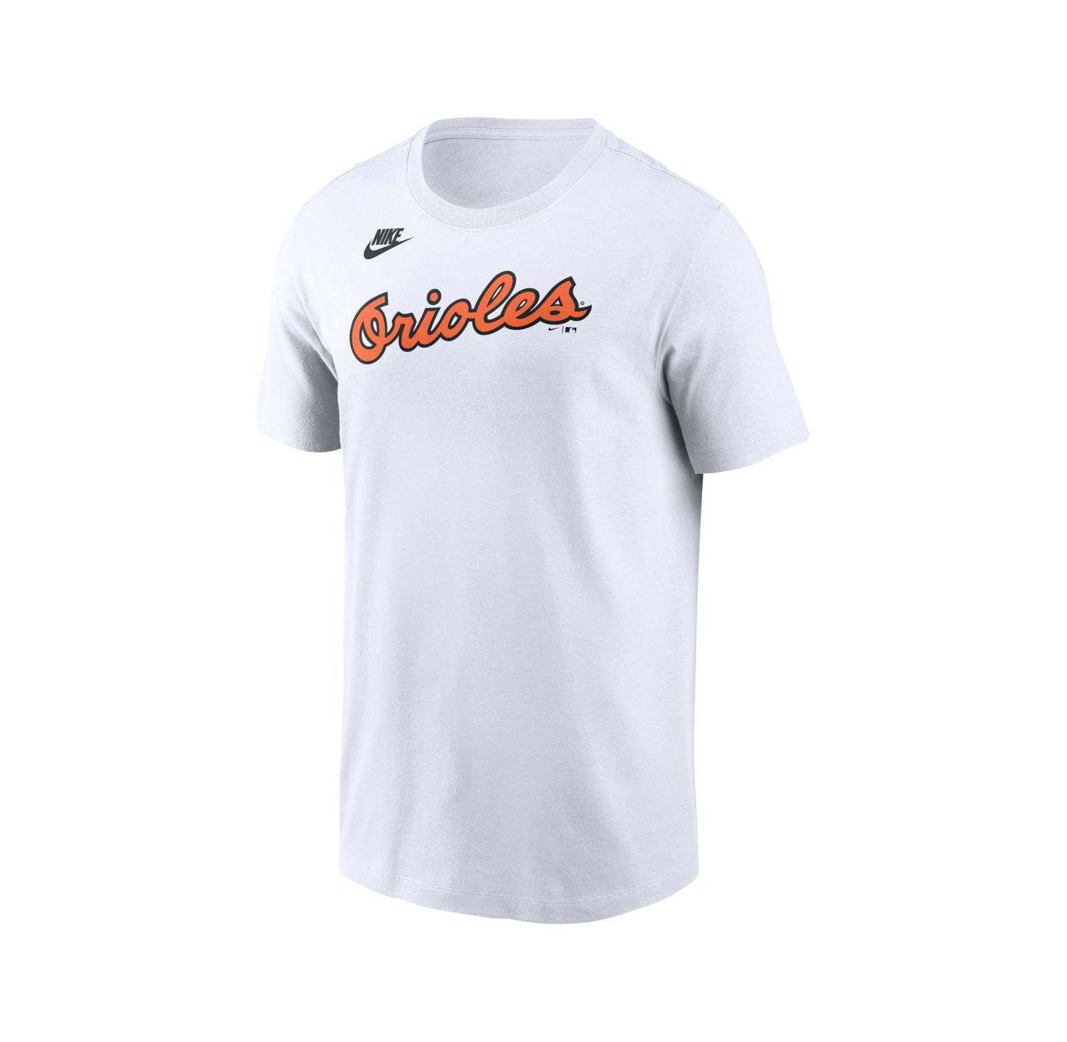 Men's White Baltimore Orioles Cooperstown Collection Wordmark T-Shirt
