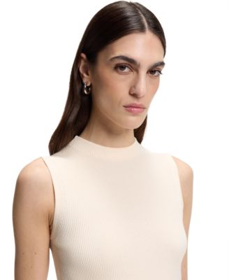 Women's Sleeveless Mock-Neck Top
