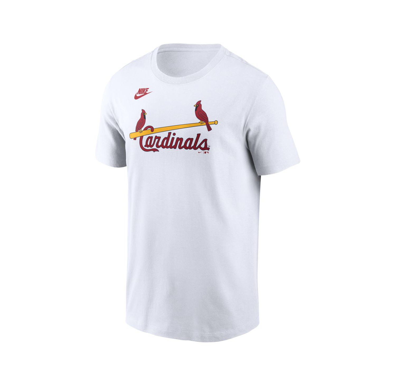 Men's White St. Louis Cardinals Cooperstown Collection Wordmark T-Shirt