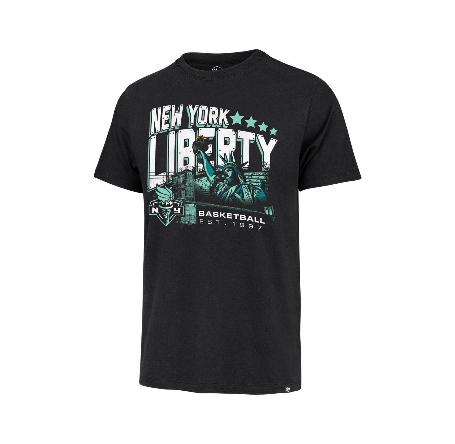 Men's Black New York Liberty Hometown Regional Franklin T-Shirt