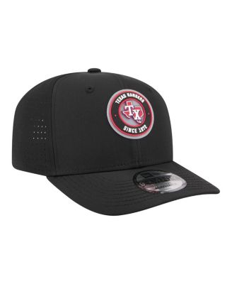 Men's Black Texas Rangers Circle 9SEVENTY Adjustable Hat