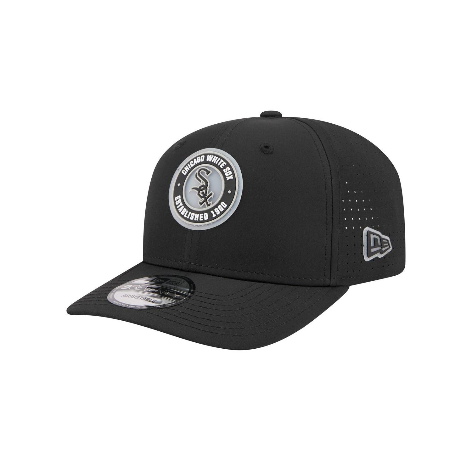 Men's Black Chicago White Sox Circle 9SEVENTY Adjustable Hat