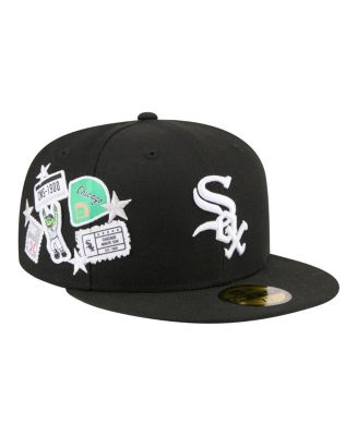 Men's Black Chicago White Sox City Patch 59FIFTY Fitted Hat