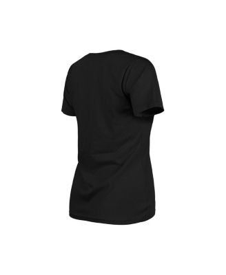 Women's Black Detroit Tigers Día De Los Muertos V-Neck T-Shirt