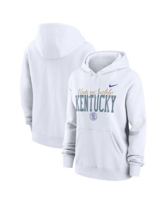 Women's White Kentucky Wildcats Club Fleece Hoodie