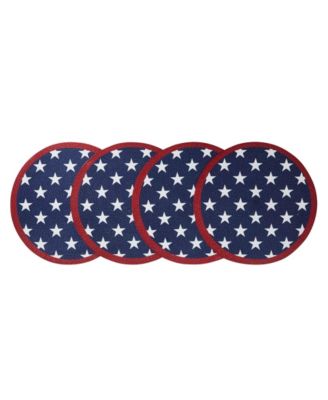 Liberty Woven Braided Round Placemats, Set of 4