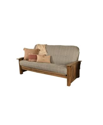 Furniture Washington Frame-Rustic Walnut Finish-Taxi Seaport Mattress